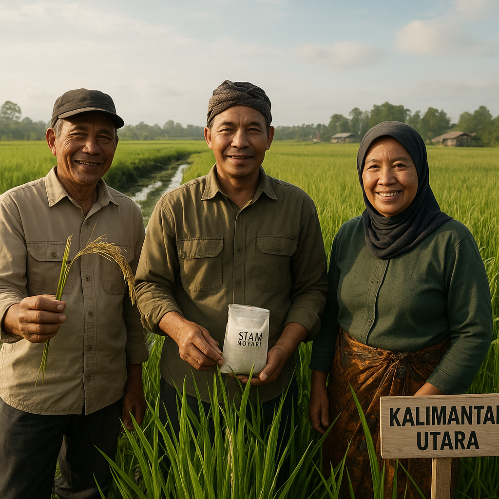 Inovasi Petani Kalimantan Utara: Padi Tahan Kekeringan Meningkatkan Hasil Panen di Lahan Gambut