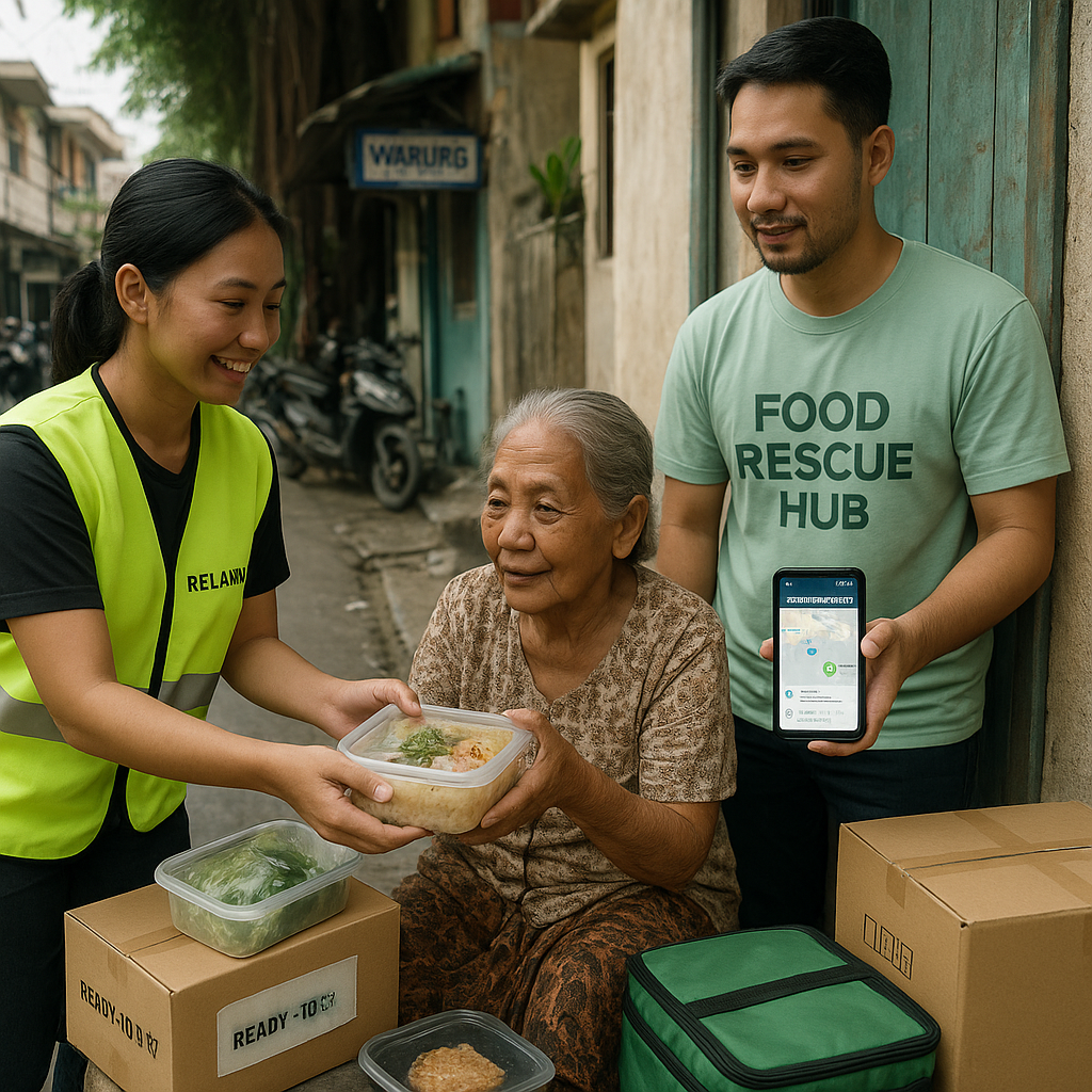 Program 'Food Rescue' Berbasis Aplikasi di Jakarta Kurangi Sampah Makanan dan Bantu Lansia Rentan