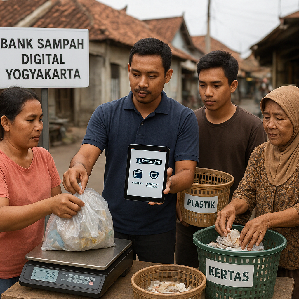 Inisiatif 'Bank Sampah Digital' di Yogyakarta Tautkan Pengumpulan Sampah dengan Tabungan dan Asuransi Kesehatan