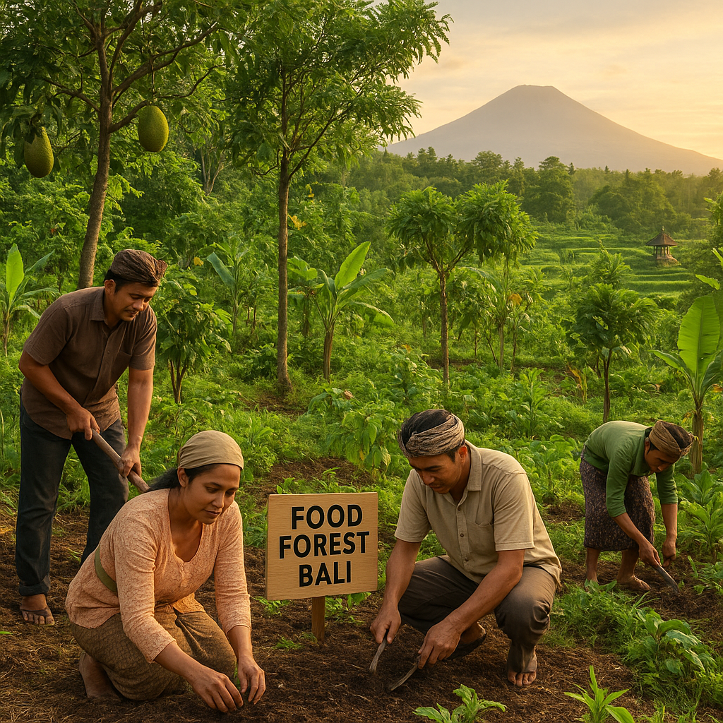 Model 'Food Forest' di Bali: Restorasi Agroforestry untuk Ketahanan Pangan dan Ekologi