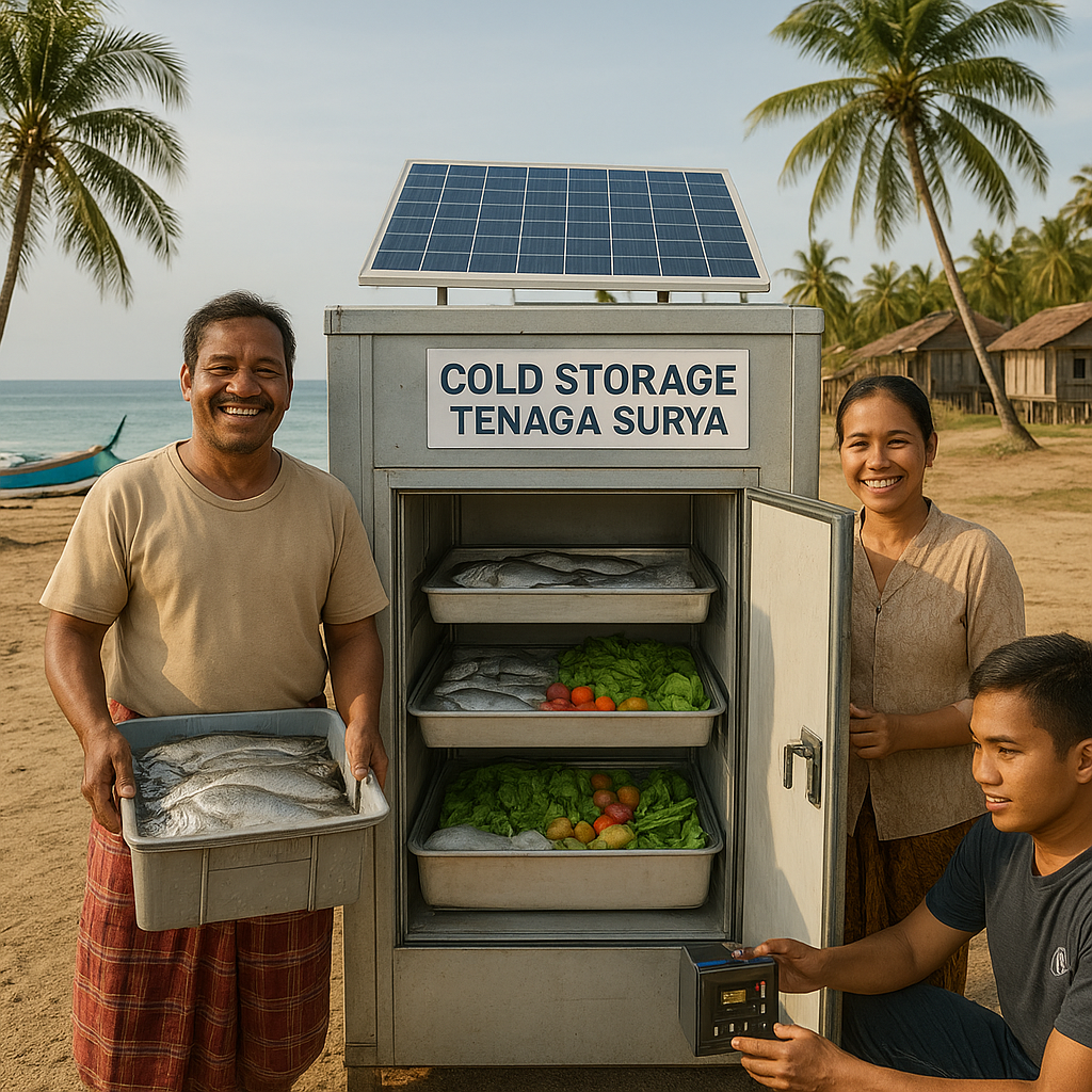 Inovasi 'Solar-Powered Cold Storage' untuk Petani Nelayan di Pulau Kecil
