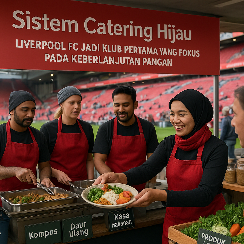 Liverpool FC Jadi Klub Pertama yang Fokus pada Keberlanjutan Pangan melalui Sistem Catering Hijau