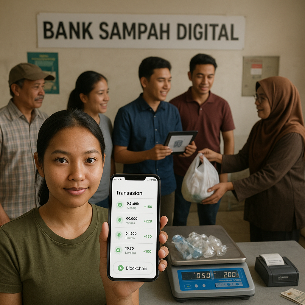 Bank Sampah Digital dengan Aplikasi Blockchain untuk Transparansi dan Nilai Ekonomi Limbah