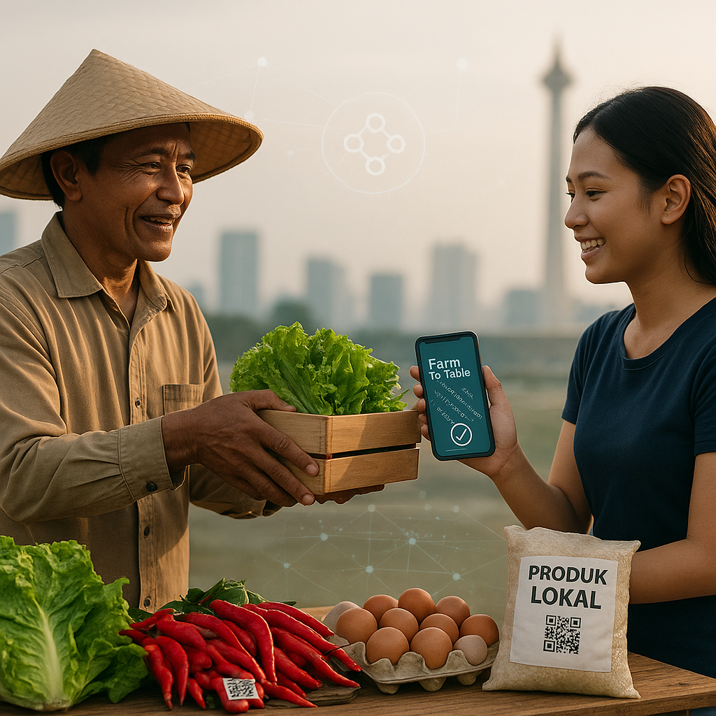 Platform 'Farm to Table' Blockchain Tingkatkan Akses Pangan Lokal di Jakarta