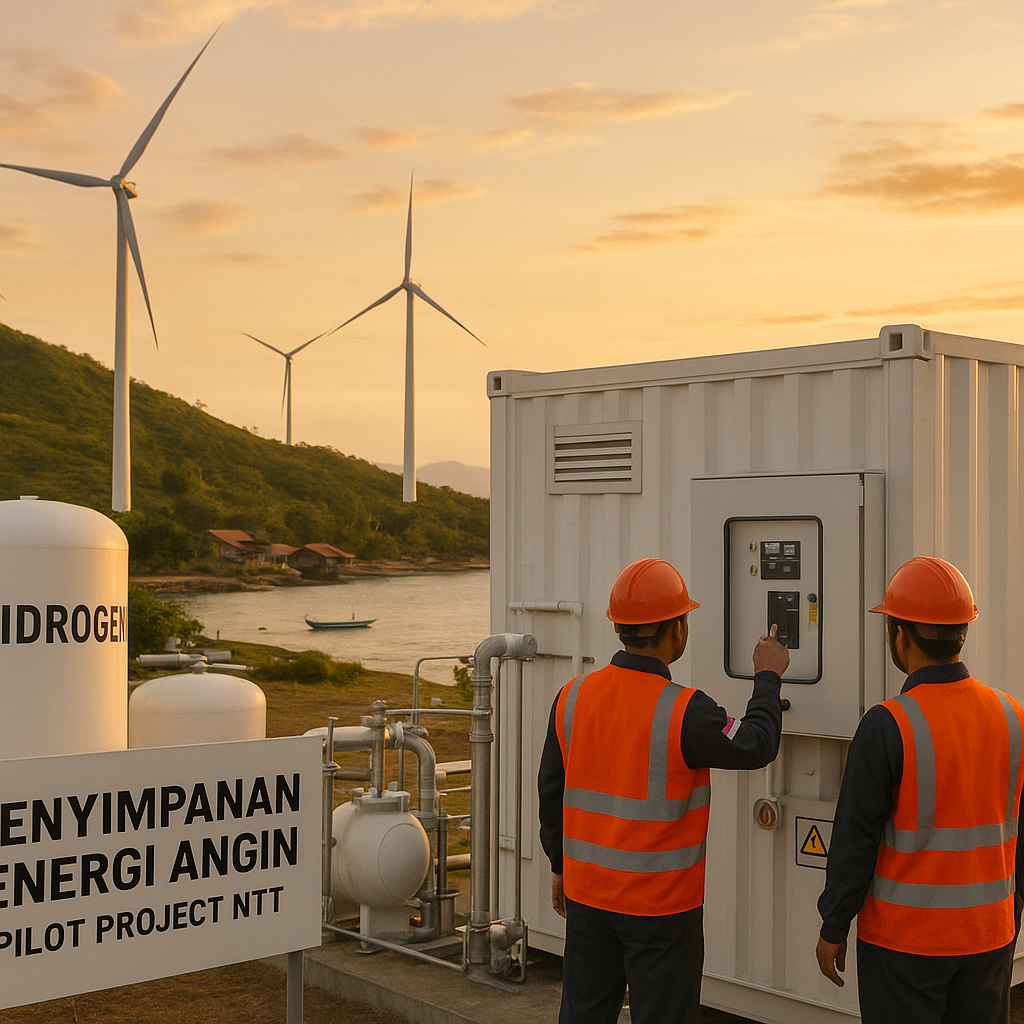 Penyimpanan Energi Angin dengan Sistem Hidrogen di Nusa Tenggara Timur