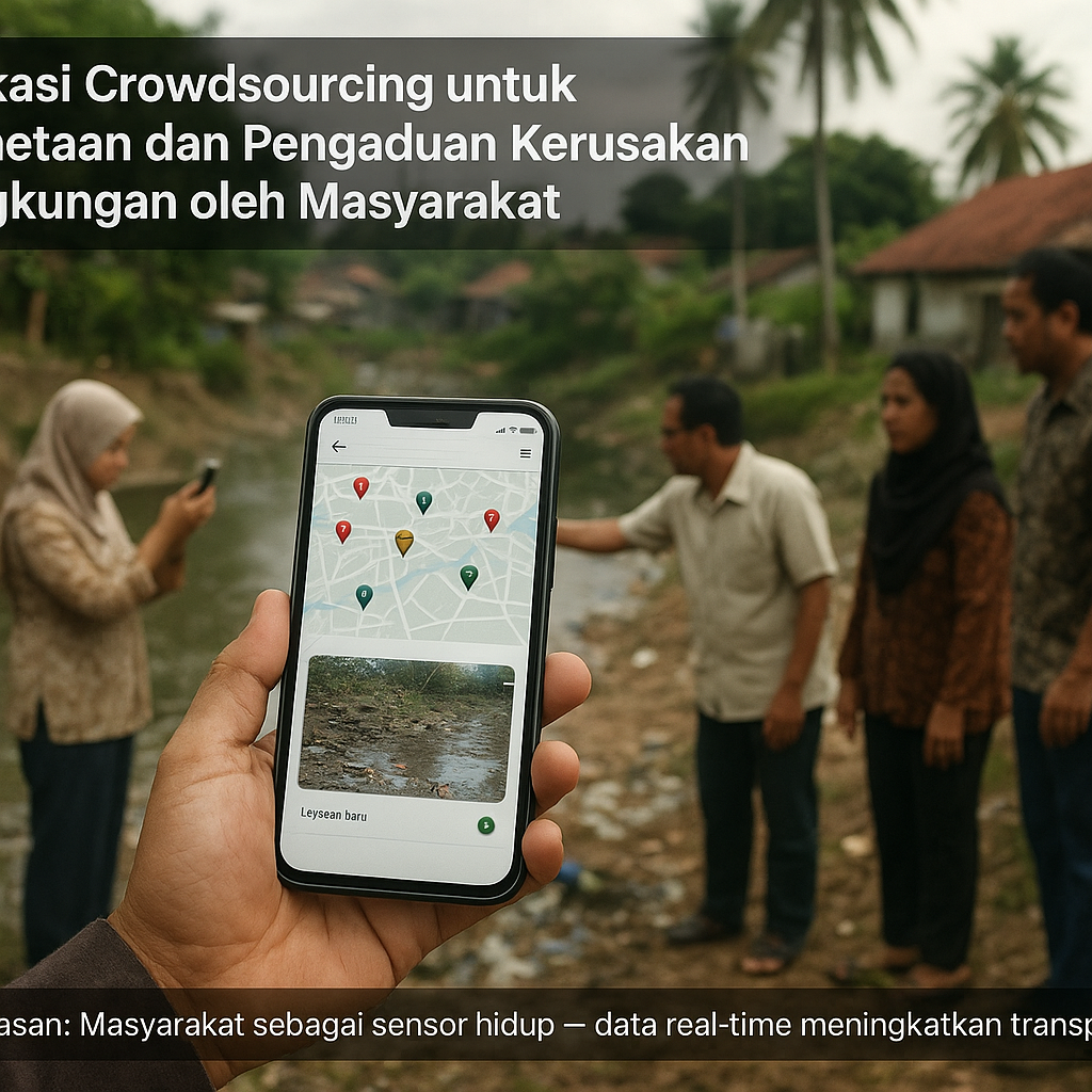 Aplikasi Crowdsourcing untuk Pemetaan dan Pengaduan Kerusakan Lingkungan oleh Masyarakat