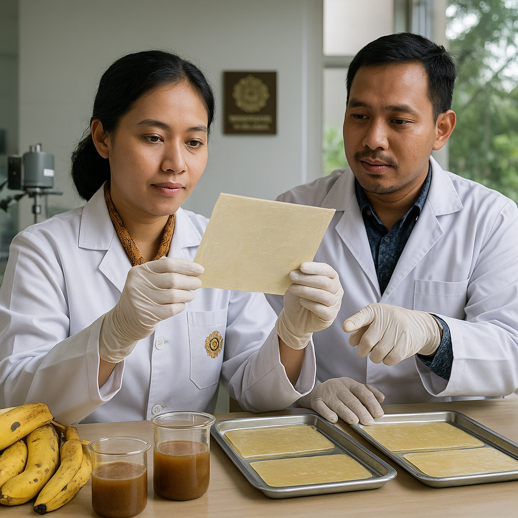 Pemanfaatan Bioplastik dari Limbah Kulit Pisang untuk Kurangi Sampah Plastik