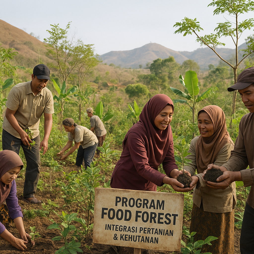 Program 'Food Forest' Integrasi Pertanian dan Kehutanan untuk Ketahanan Pangan Komunitas