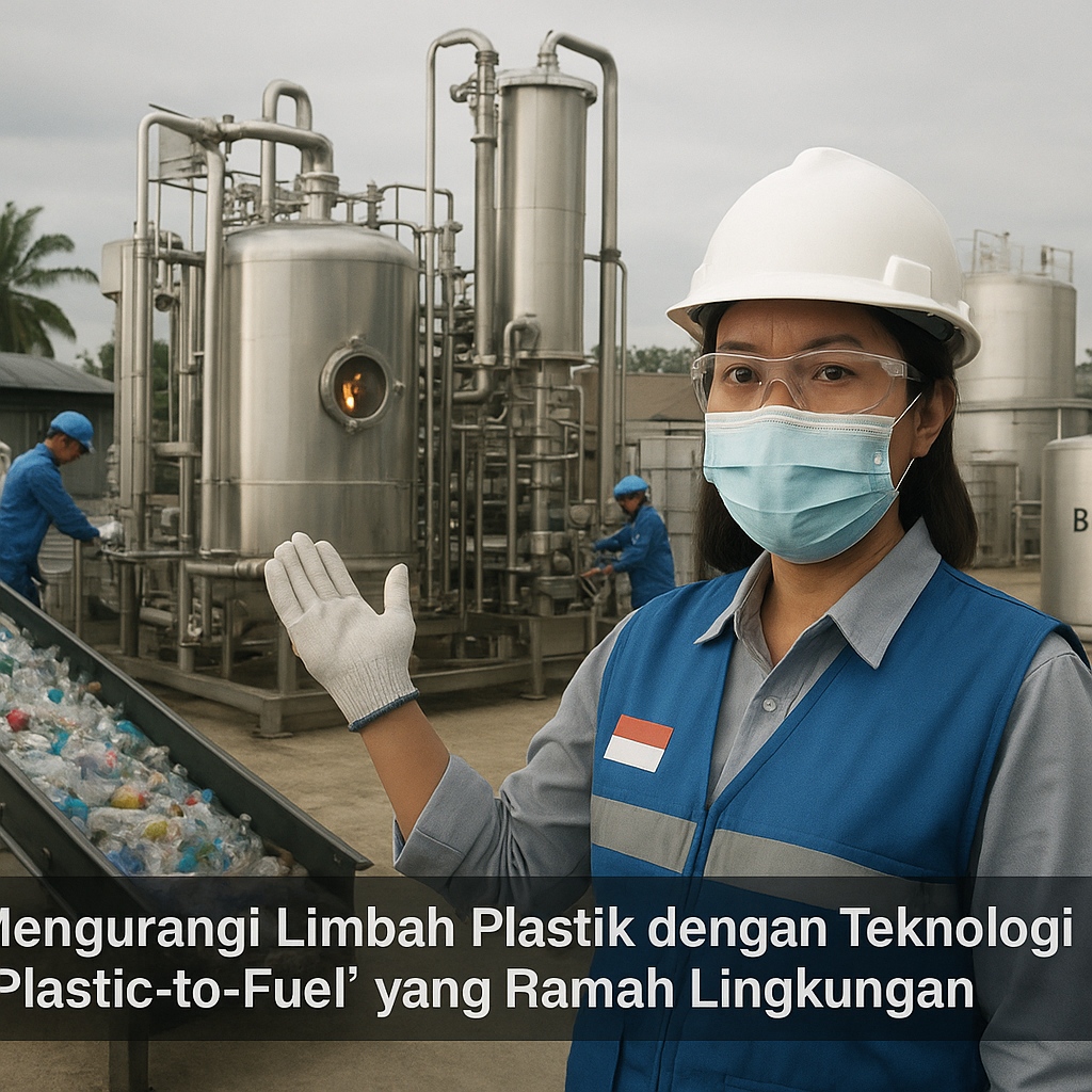 Mengurangi Limbah Plastik dengan Teknologi 'Plastic-to-Fuel' yang Ramah Lingkungan