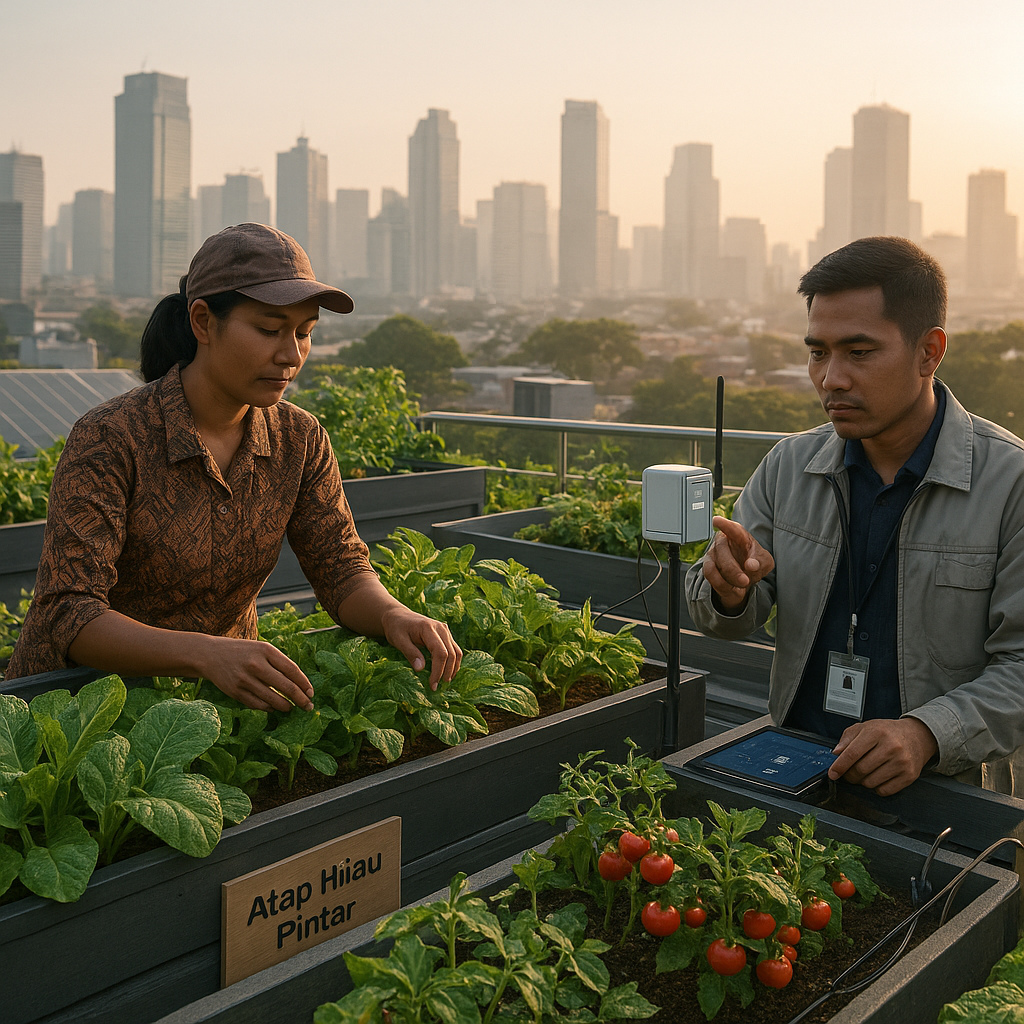 Inovasi 'Smart Green Roofs' untuk Urban Farming dan Efisiensi Energi di Kota Besar