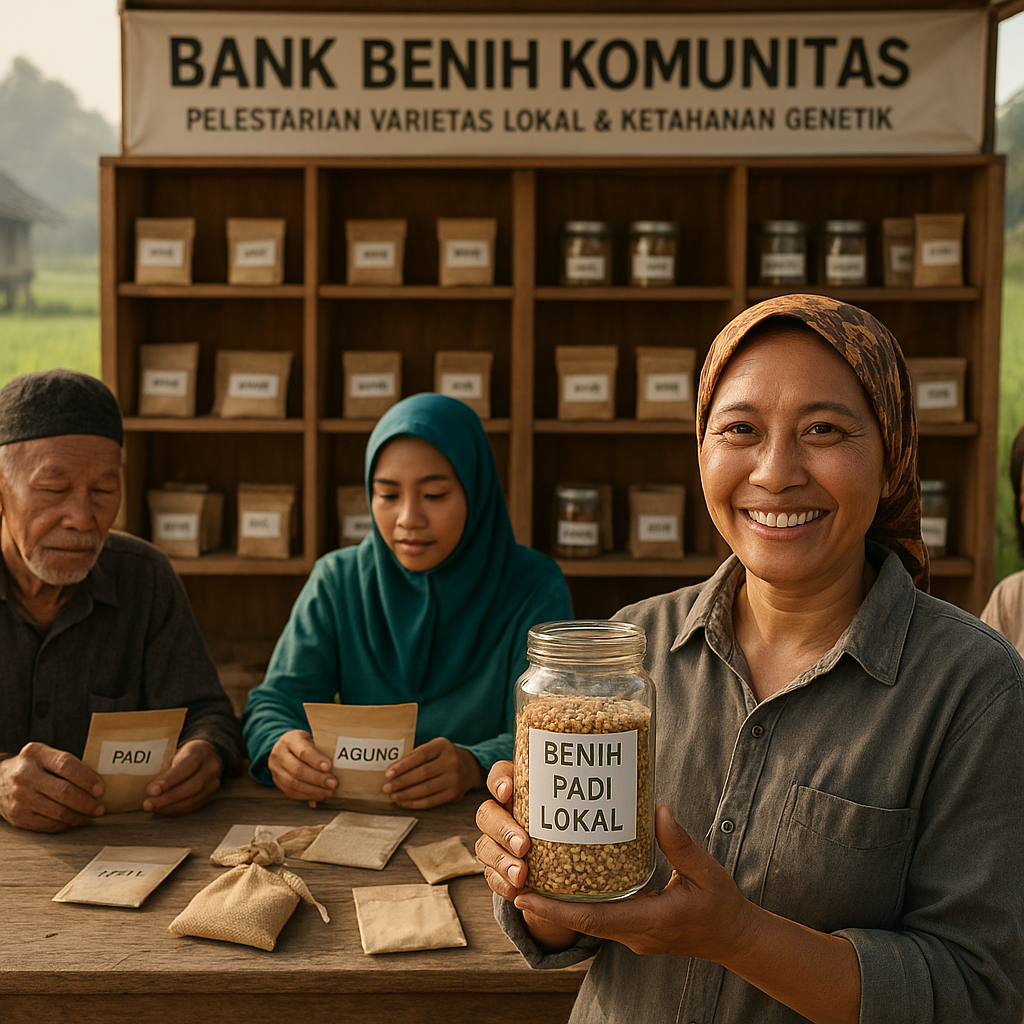 Program 'Community Seed Banks' untuk Pelestarian Varietas Lokal dan Ketahanan Genetik