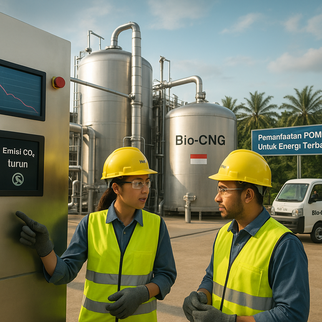 PLN EPI Kembangkan Bio-CNG Berbasis Limbah Cair Kelapa Sawit (POME)