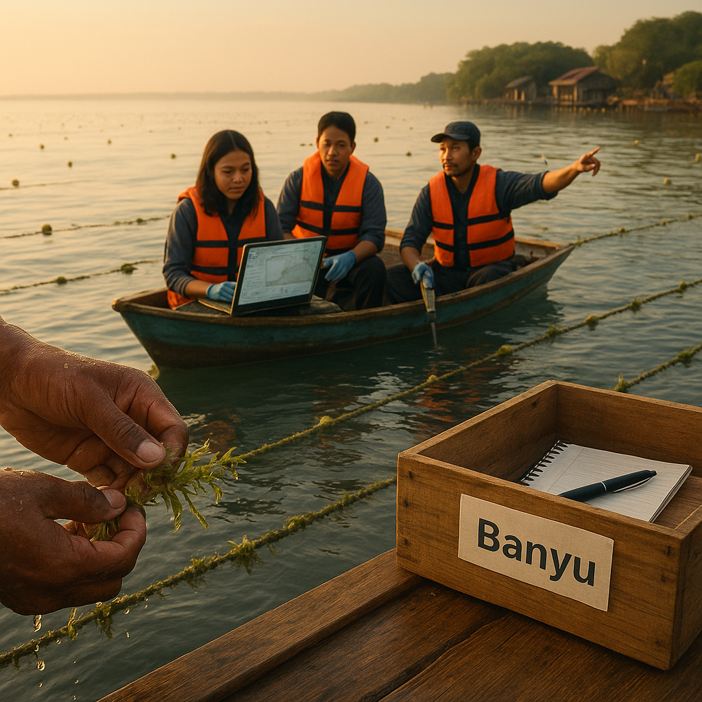 Startup Banyu Guna Karbon dari Rumput Laut untuk Pemulihan Ekosistem