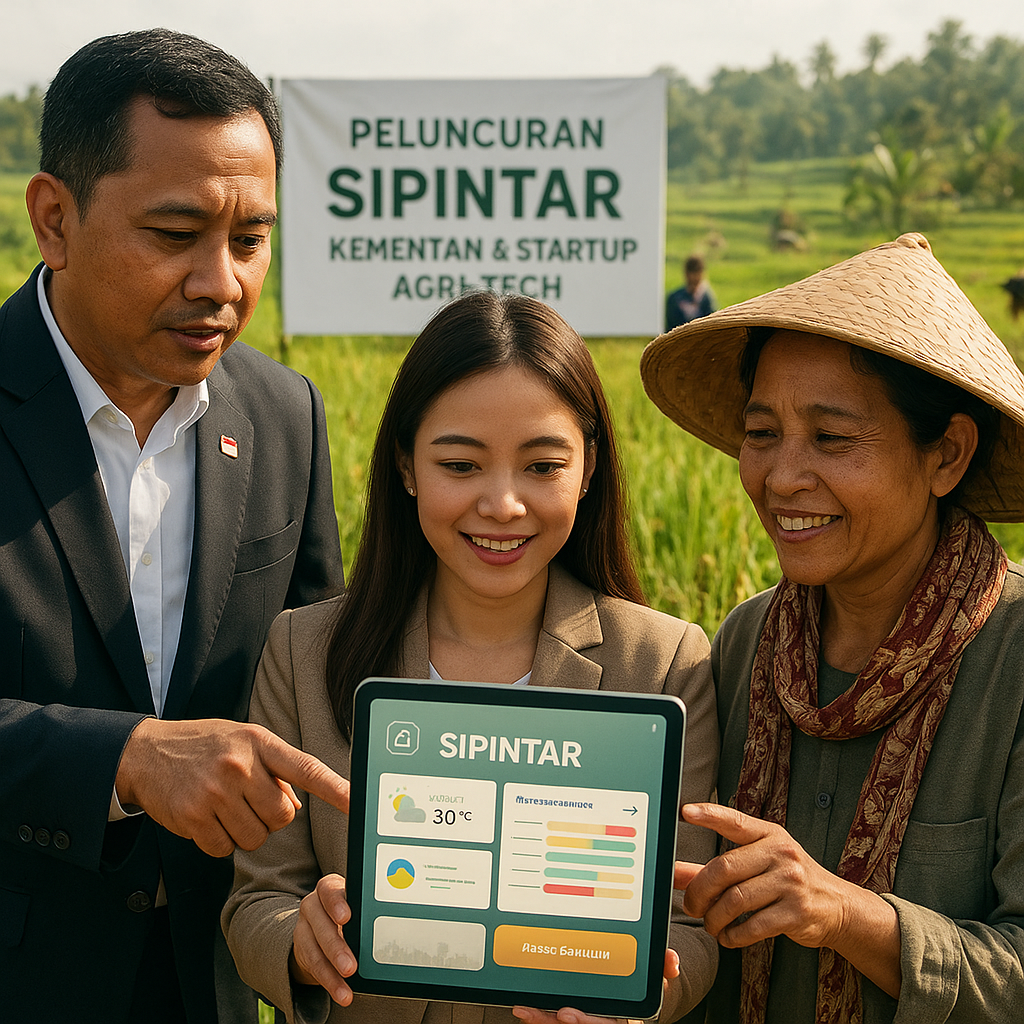 Kementan Gandeng Startup Agri-tech untuk Digitalisasi Layanan Pertanian melalui Aplikasi SIPINTAR