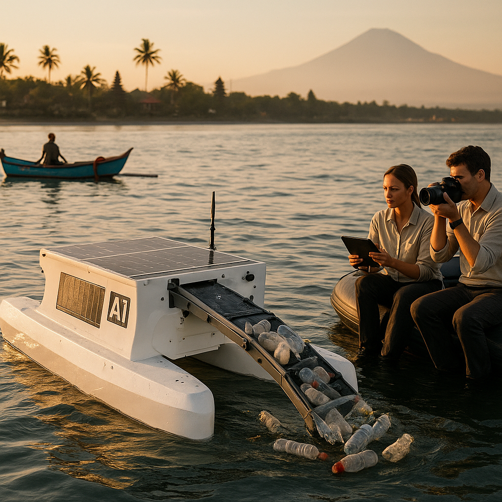 Autonomous Trash Skimmer: Solusi AI dan Energi Terbarukan Atasi Sampah Laut di Bali