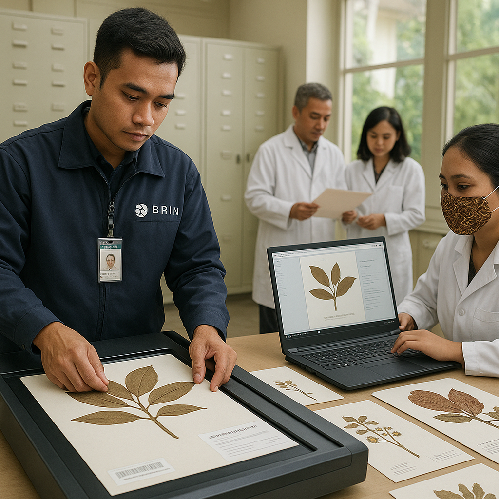 Kebun Raya Bogor dan BRIN Kembangkan Herbarium Digital untuk Konservasi Tumbuhan Langka Indonesia