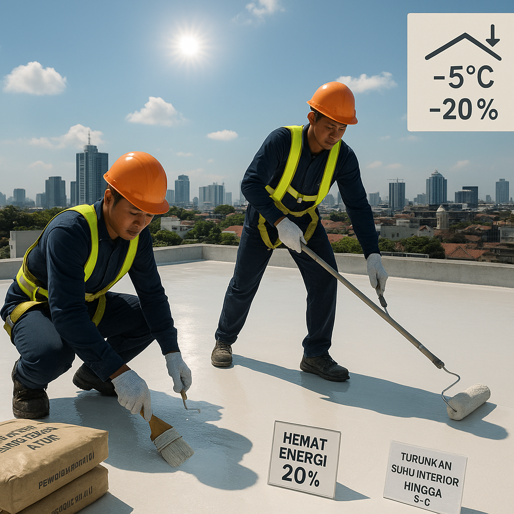 Teknologi 'Cool Roof' dari Bahan Lokal Kurangi Suhu Perkotaan dan Hemat Energi