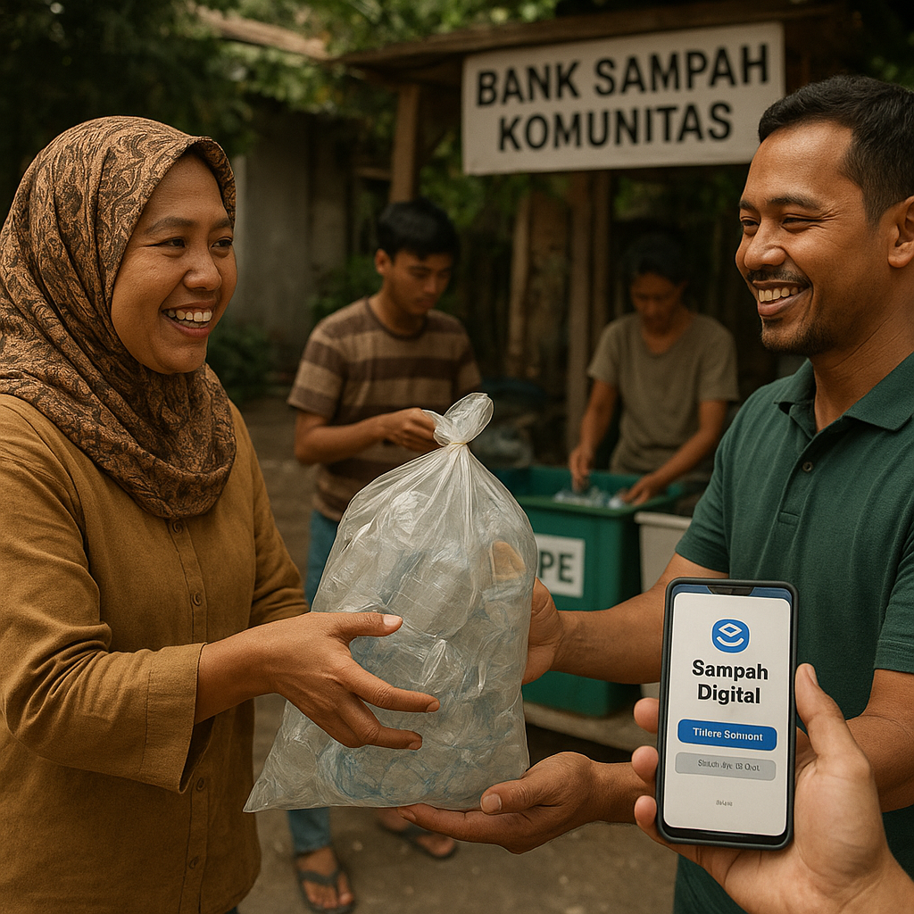 Aplikasi 'Sampah Digital' Kembalikan Nilai Ekonomi Sampah Plastik di Tingkat Komunitas