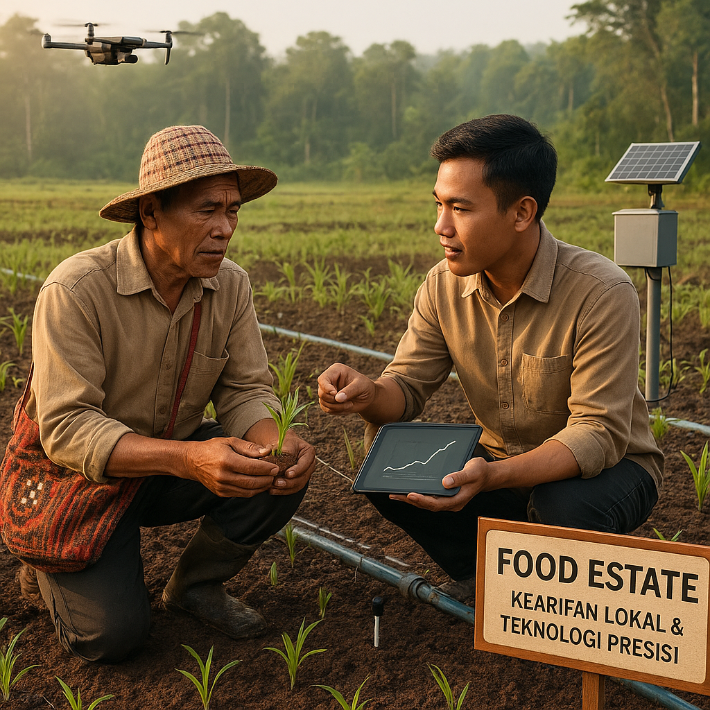 Program 'Food Estate' Berbasis Kearifan Lokal dan Teknologi Presisi di Kalimantan