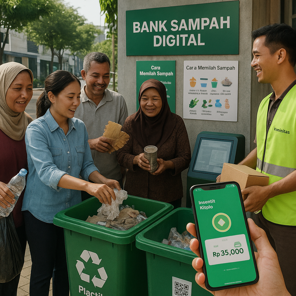 Bank Sampah Digital dengan Insentif Kripto untuk Tingkatkan Partisipasi Pengelolaan Limbah