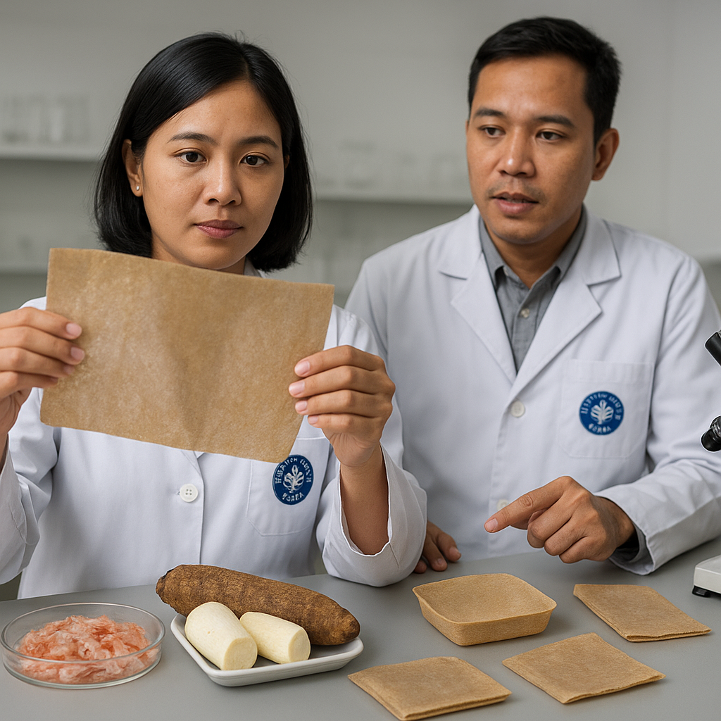 Peneliti IPB Kembangkan 'Bio-Komposit' dari Limbah Kulit Udang dan Singkong untuk Kemasan Ramah Lingkungan