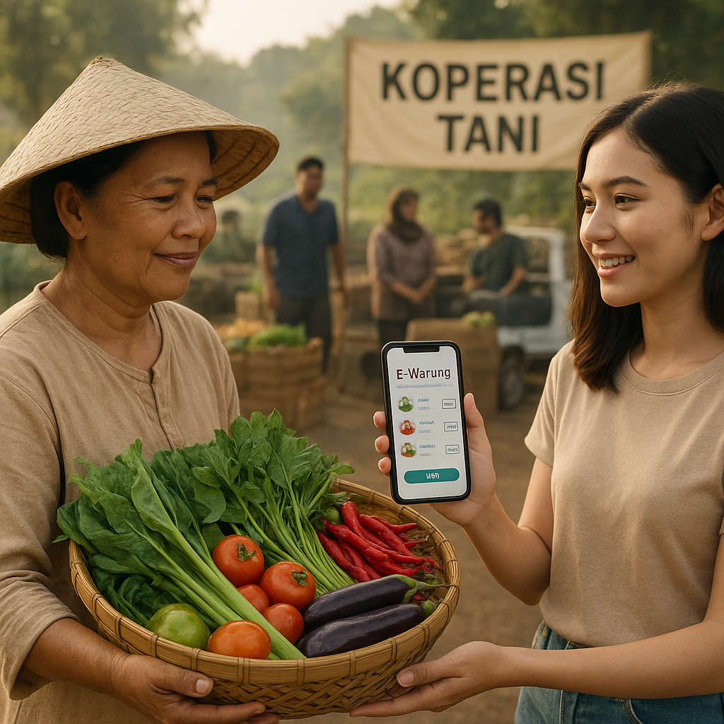 Aplikasi 'E-Warung' Koperasi Digital Kurangi Food Loss dengan Hubungkan Petani Langsung ke Konsumen Akhir