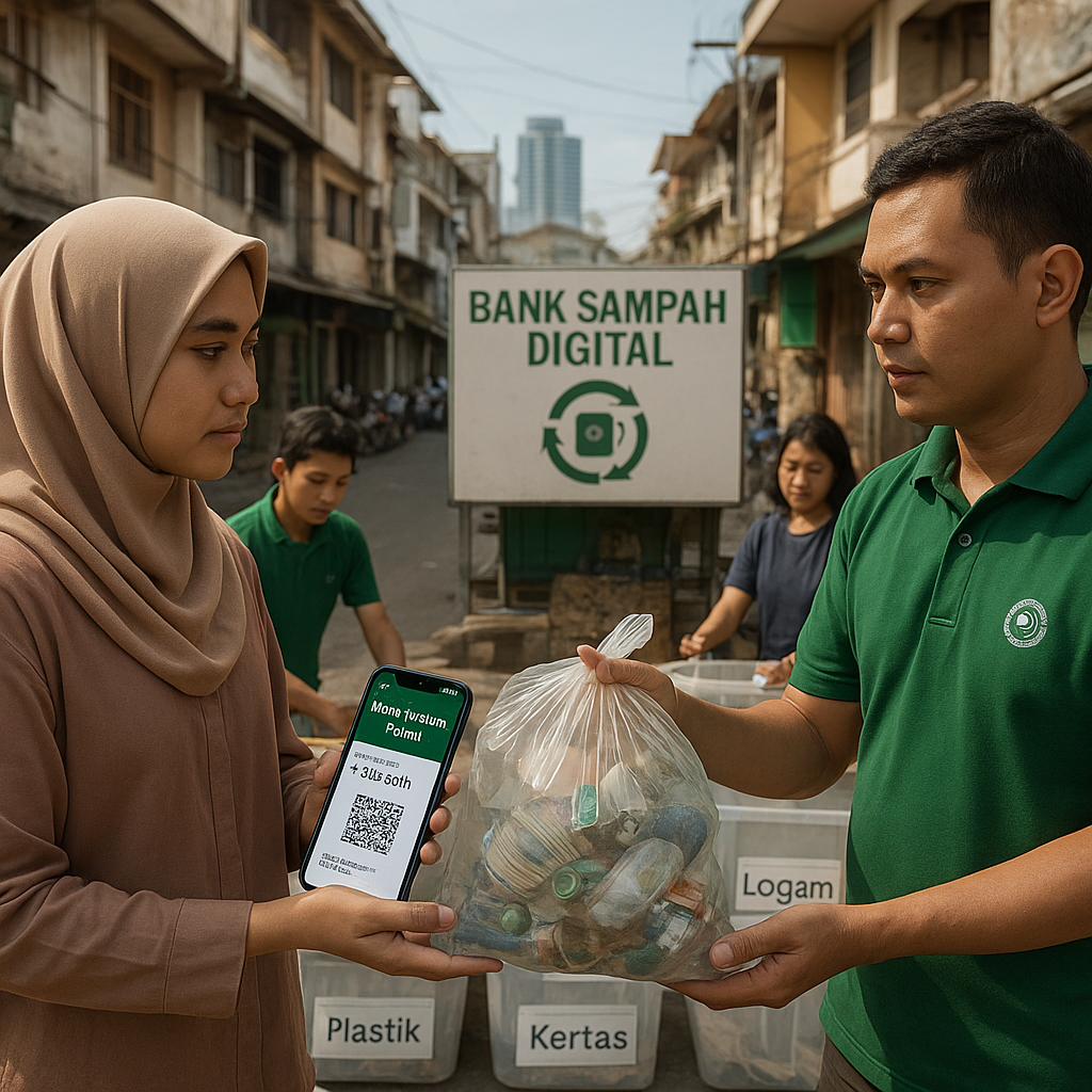 Inisiatif Bank Sampah Digital Dorong Sirkularitas Limbah di Perkotaan