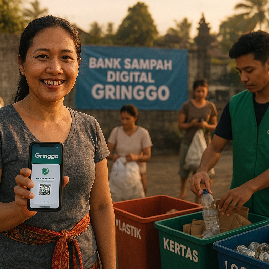 Bank Sampah Digital 'Gringgo' Tingkatkan Efisiensi Daur Ulang di Bali