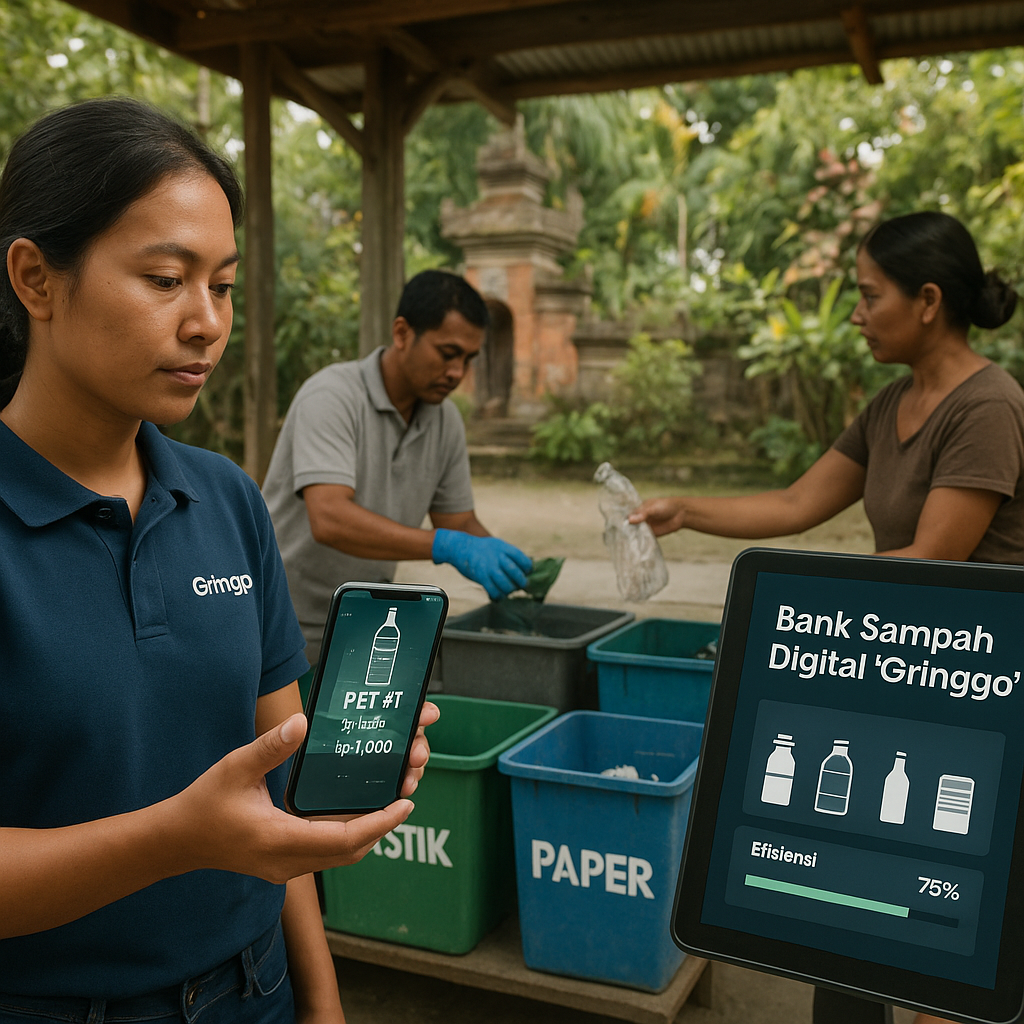Bank Sampah Digital 'Gringgo' di Bali Gunakan AI untuk Tingkatkan Efisiensi Daur Ulang