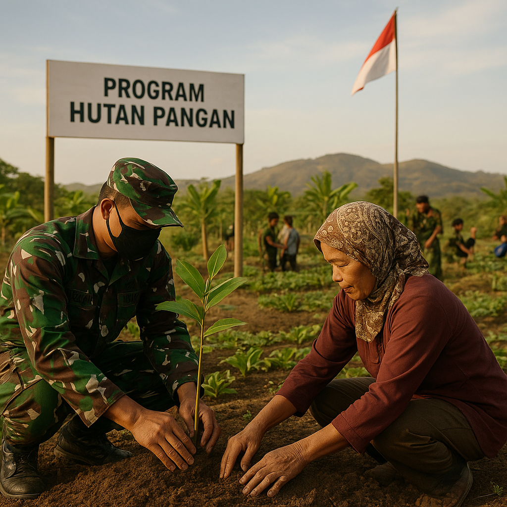 Program 'Hutan Pangan' TNI AD di Perbatasan: Ketahanan Pangan dan Keamanan Nasional