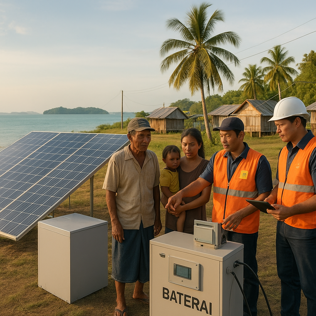 Implementasi Smart Microgrid Berbasis Energi Surya di Pulau-Pulau Terpencil