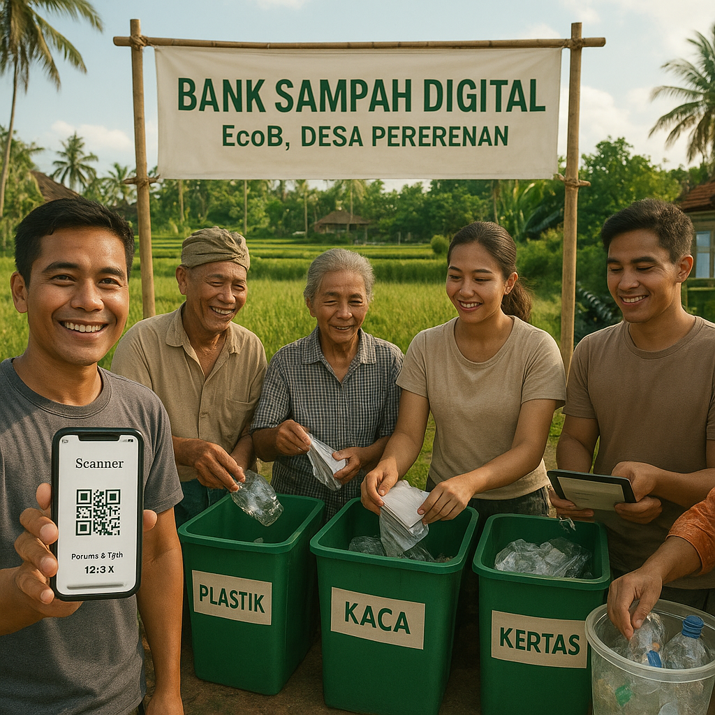 Komunitas di Bali Sukses Implementasikan Sistem ‘Bank Sampah Digital’ dengan Reward Kripto