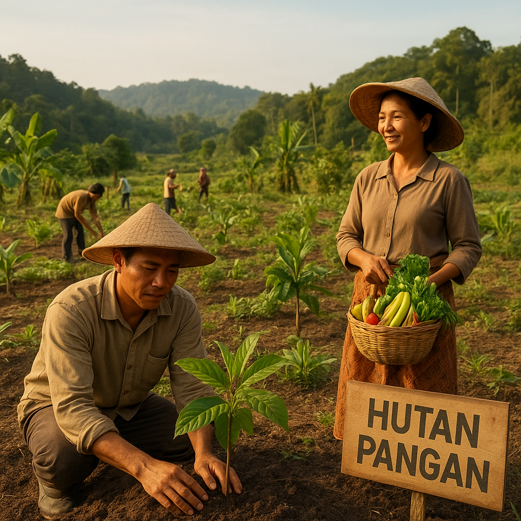 Inisiatif 'Hutan Pangan' di Kalimantan: Restorasi Lahan dengan Tanaman Multi Manfaat