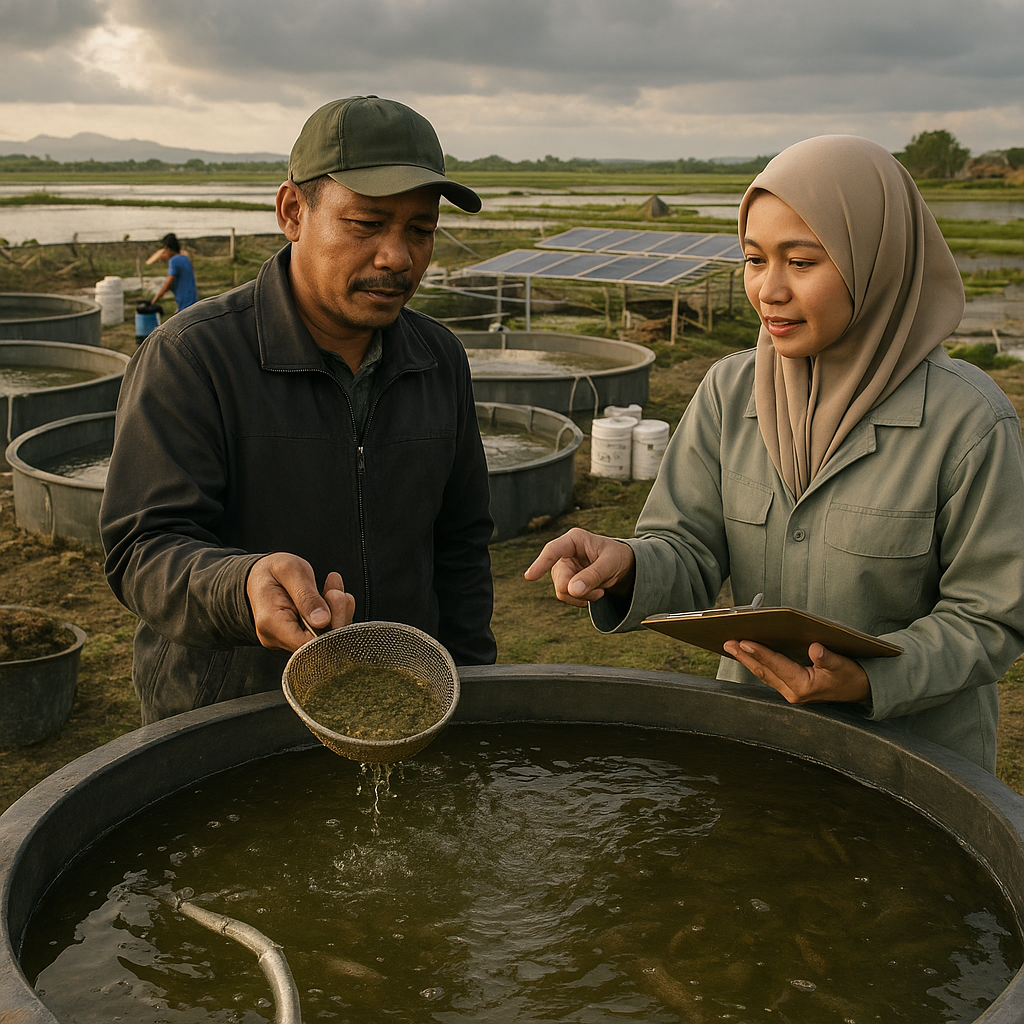 Bioflok Bagi Petambak Terdampak Puso, Solusi Pertanian Ikan Tahan Iklim Ekstrem