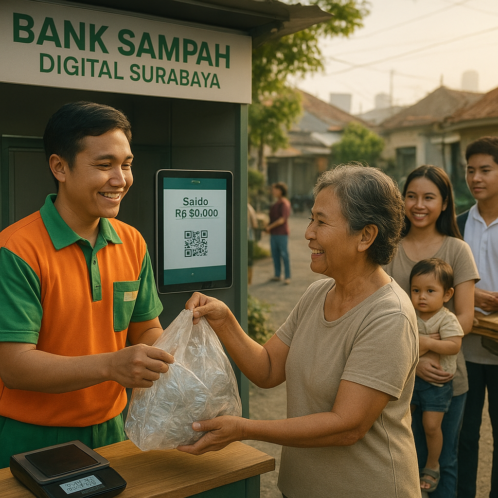 Program 'Bank Sampah Digital' Tingkatkan Partisipasi Warga dan Nilai Ekonomi Limbah di Surabaya