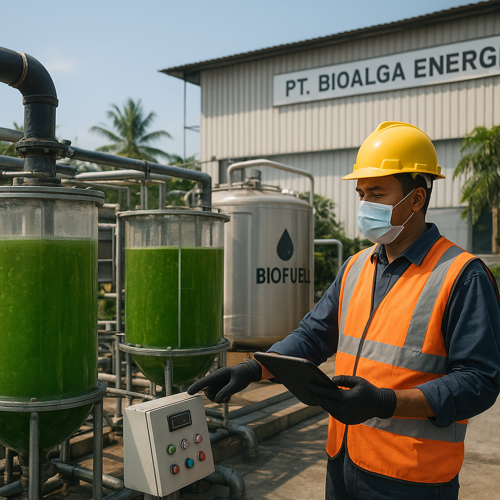 Biorefinery Mikroalga: Mengubah Limbah Cair Pabrik Jadi Biofuel dan Pupuk