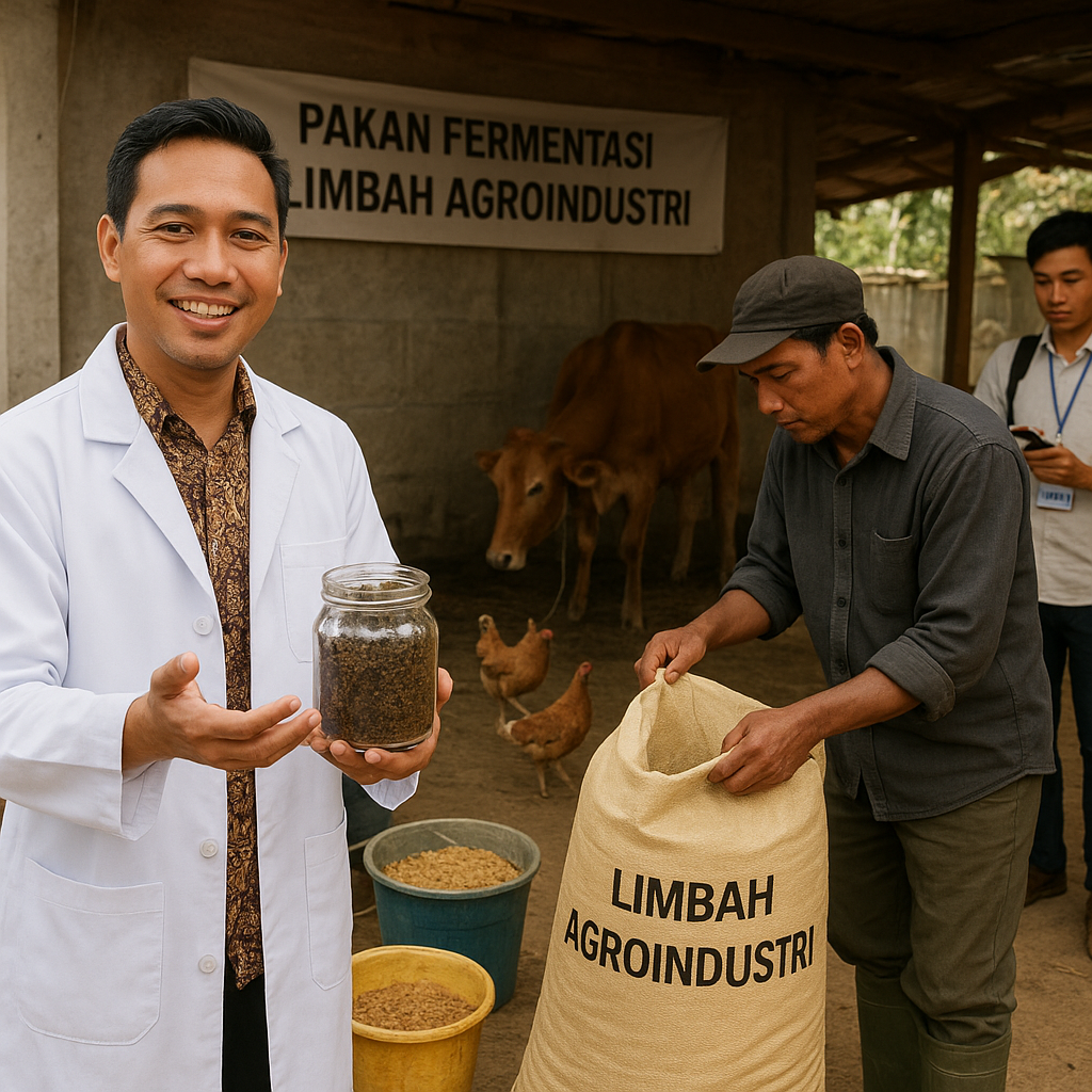 Inovasi 'Pakan Fermentasi dari Limbah Agroindustri' untuk Mengurangi Impor Pakan Ternak