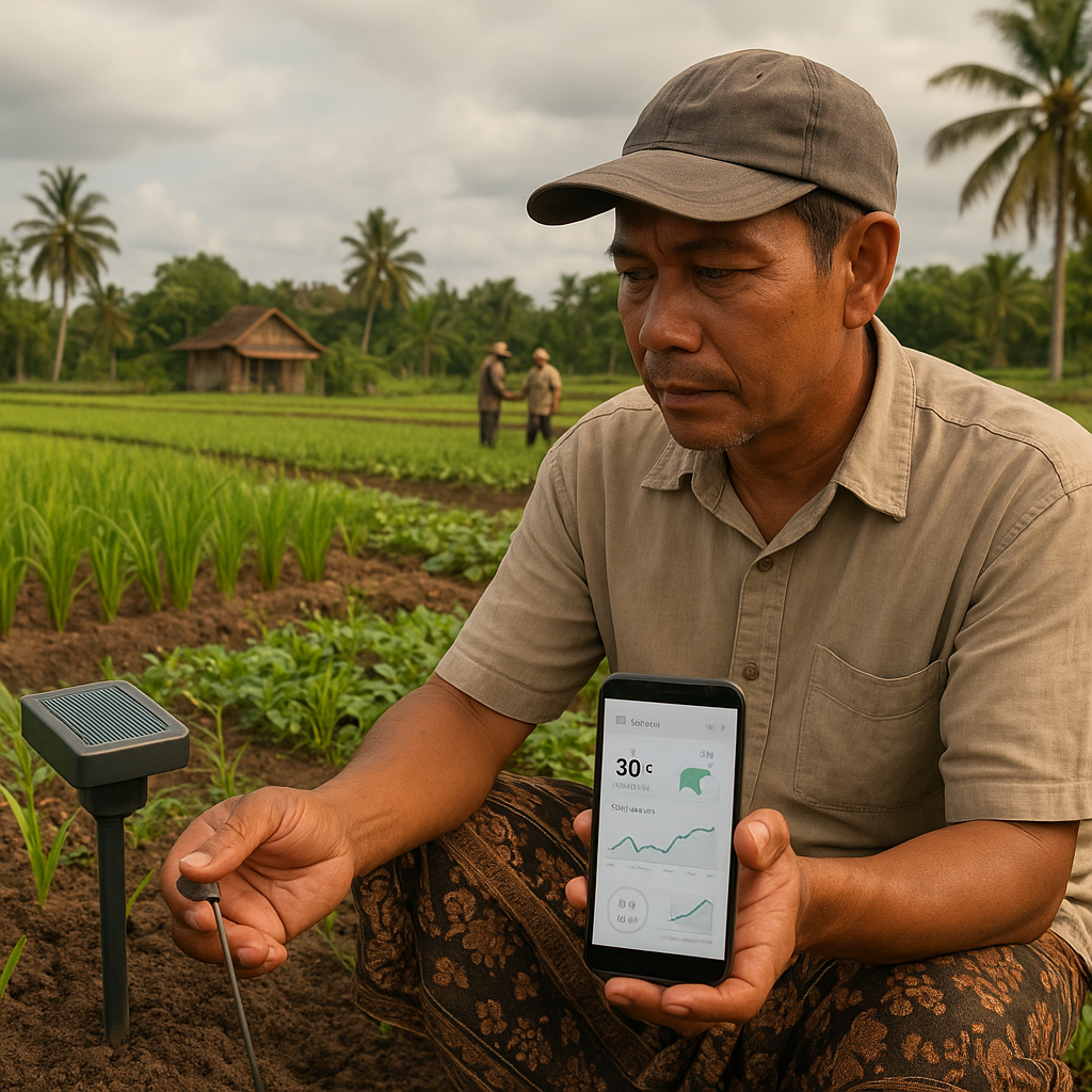 Pertanian Cerdas Iklim (Climate-Smart Agriculture) dengan Sensor IoT untuk Petani Skala Kecil