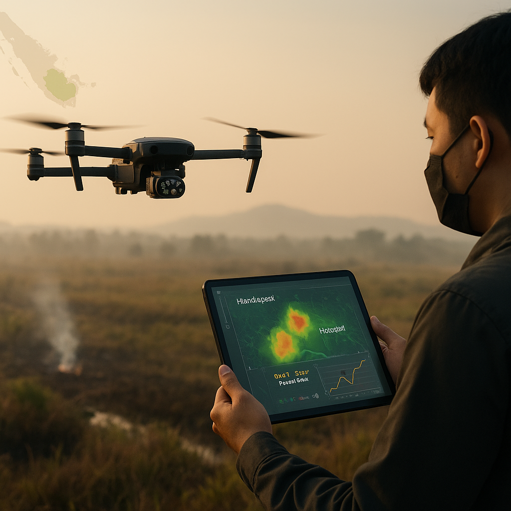 Pemetaan Drone dan AI untuk Deteksi Dini Kebakaran Gambut di Sumatera
