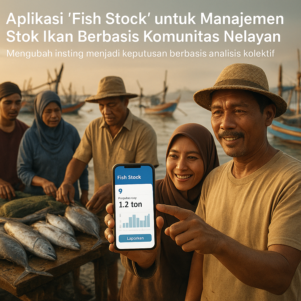 Aplikasi 'Fish Stock' untuk Manajemen Stok Ikan Berbasis Komunitas Nelayan