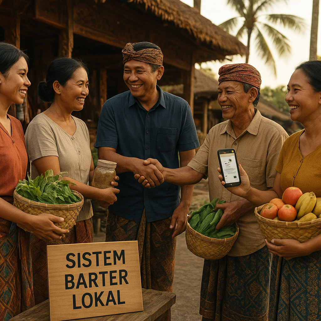 Komunitas di Bali Mengembangkan Sistem Barter Lokal untuk Mengurangi Ketergantungan Plastik dan Memperkuat Ekonomi