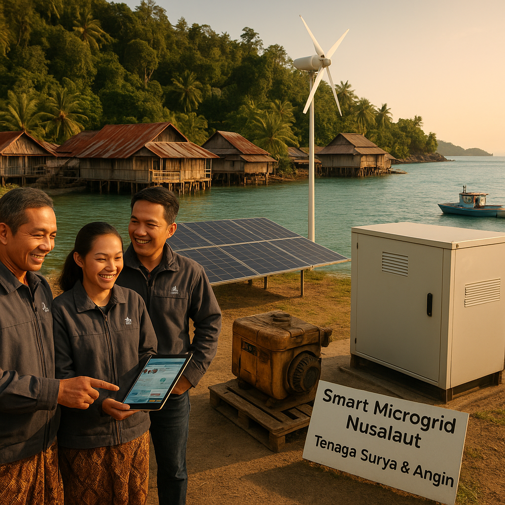 Startup Lokal Rancang 'Smart Microgrid' Tenaga Surya dan Angin untuk Pulau Terpencil di Maluku