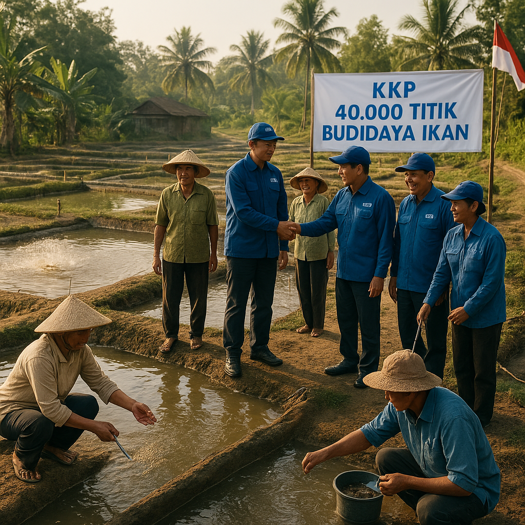 KKP Bangun 40.000 Titik Budidaya Ikan untuk Perkuat Swasembada Protein