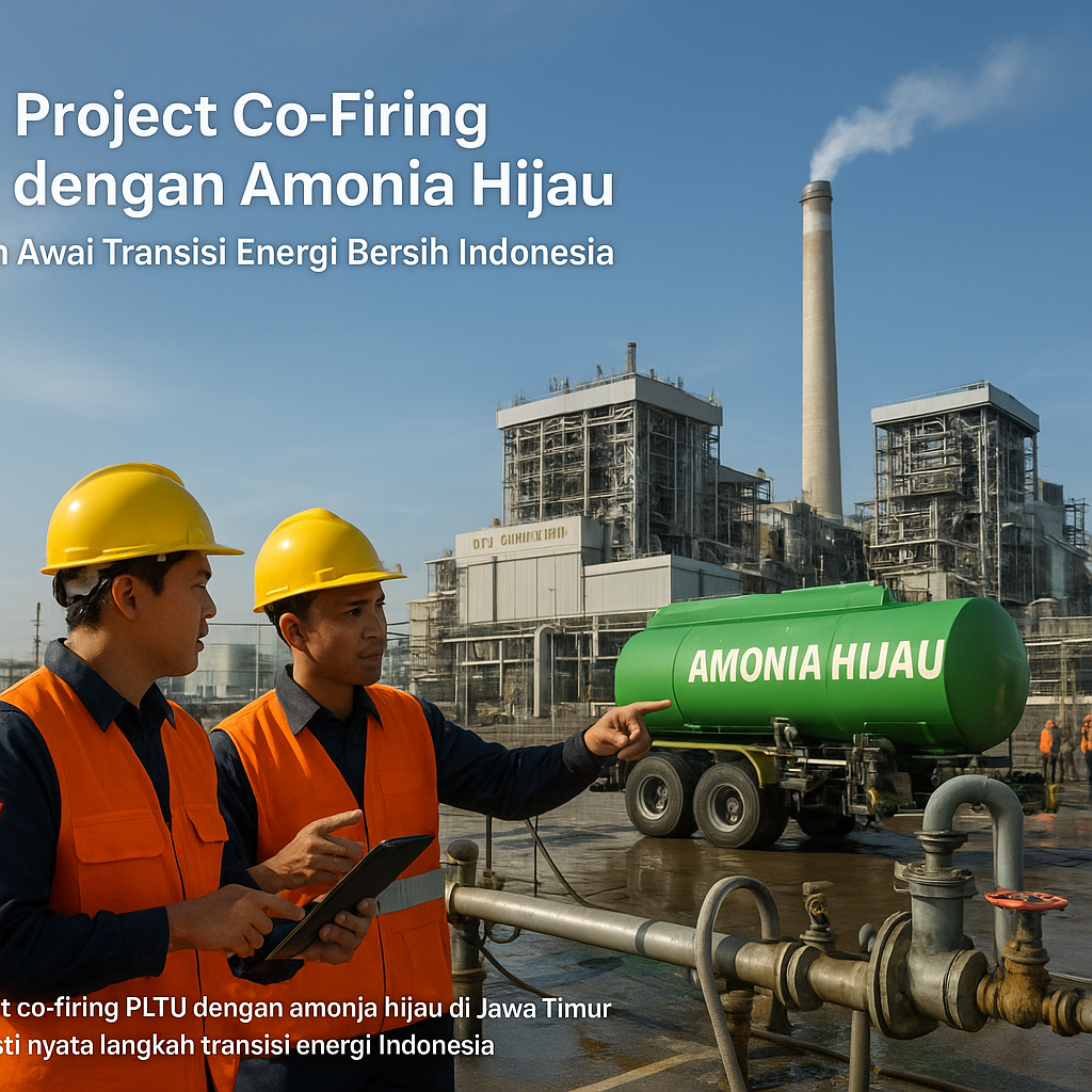 Pilot Project Co-Firing PLTU dengan Amonia Hijau: Langkah Awal Transisi Energi Bersih Indonesia