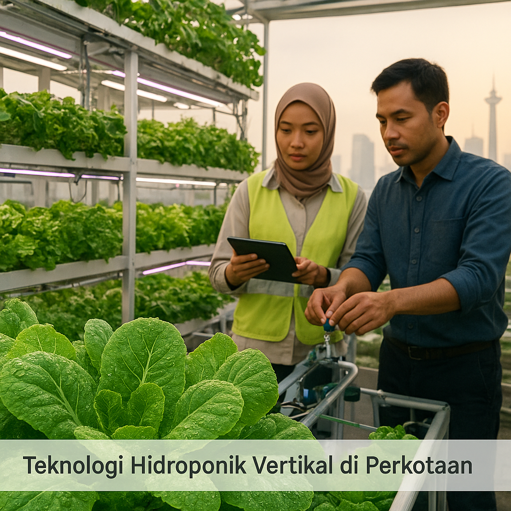 Teknologi Hidroponik Vertikal di Perkotaan: Tingkatkan Akses Pangan Segar dan Kurangi Jejak Karbon