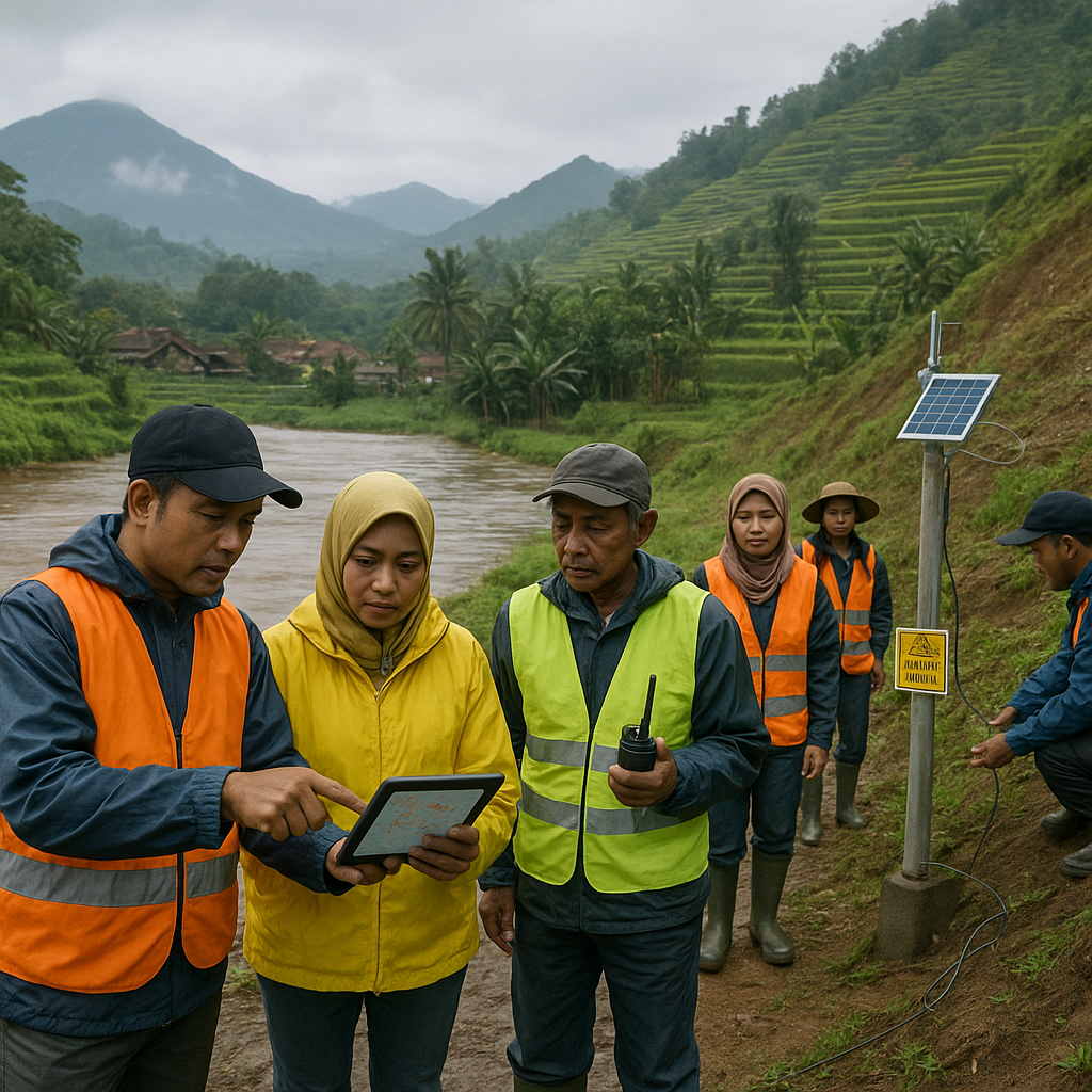 Sistem Peringatan Dini Banjir dan Longsor Berbasis Komunitas dan Sensor IoT di Jawa Barat