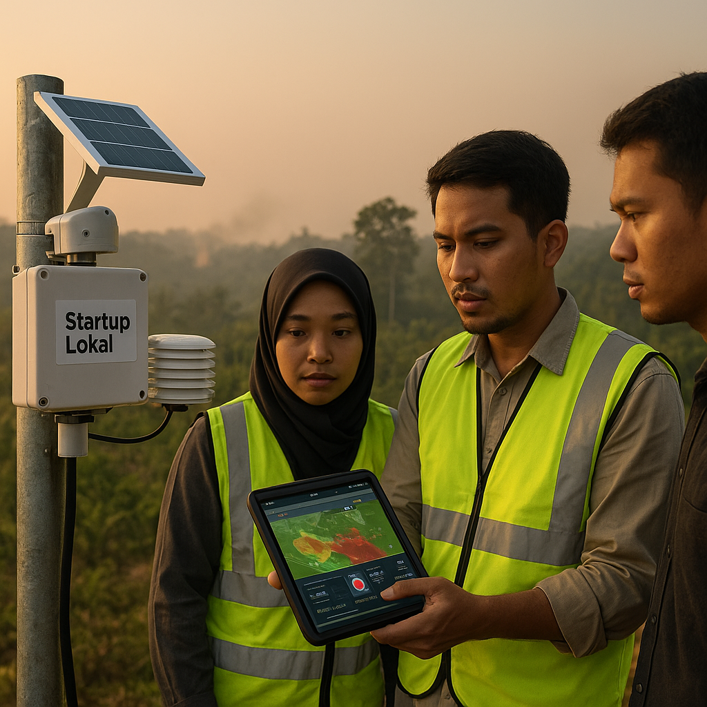 Startup Lokal Rintis Sistem IoT untuk Deteksi Dini Kebakaran Hutan dan Lahan