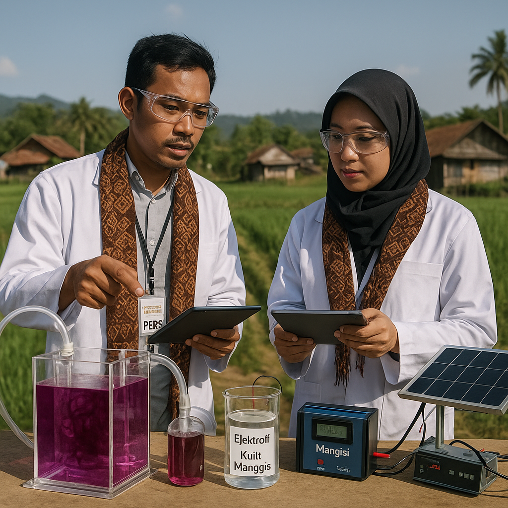 Inovasi Baterai Redox Flow Berbasis Bahan Lokal untuk Penyimpanan Energi Terbarukan di Daerah Terpencil