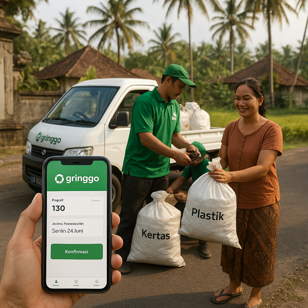 Bank Sampah Digital 'Gringgo' di Bali Tingkatkan Efisiensi Pengelolaan Sampah Rumah Tangga