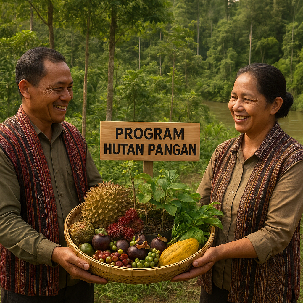 Program 'Hutan Pangan' di Kalimantan Integrasikan Konservasi dengan Produksi Makanan Lokal